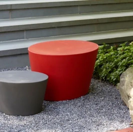 Maya Lin Stone Pouf by Knoll