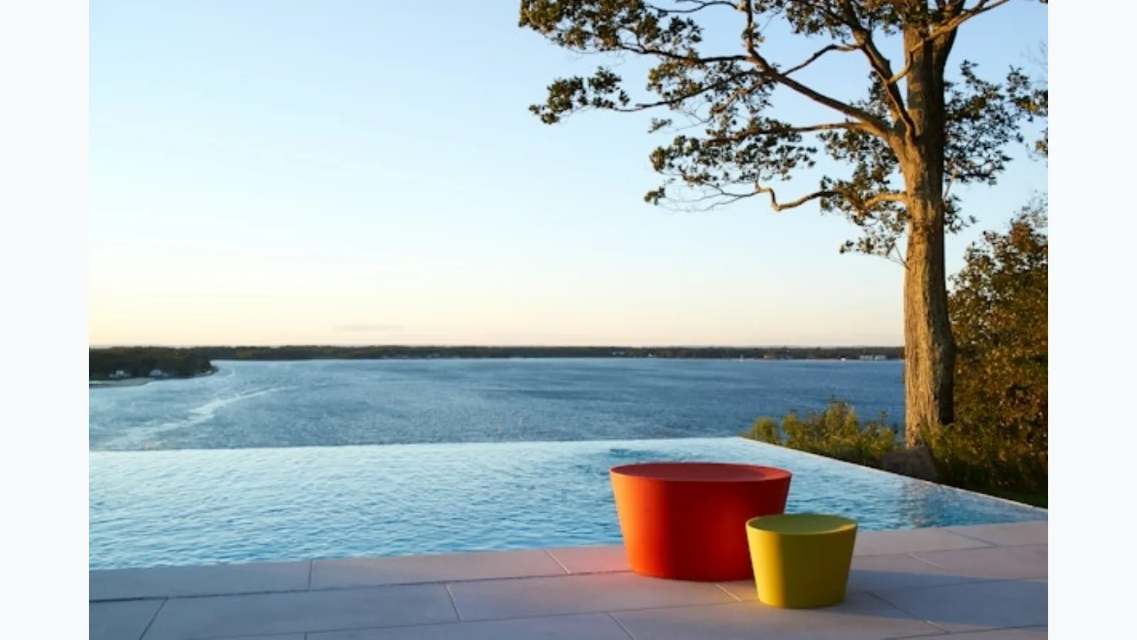 Maya Lin Stone Pouf by Knoll