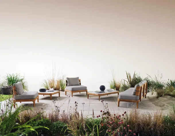Mediterranean outdoor furniture by Gervasoni.