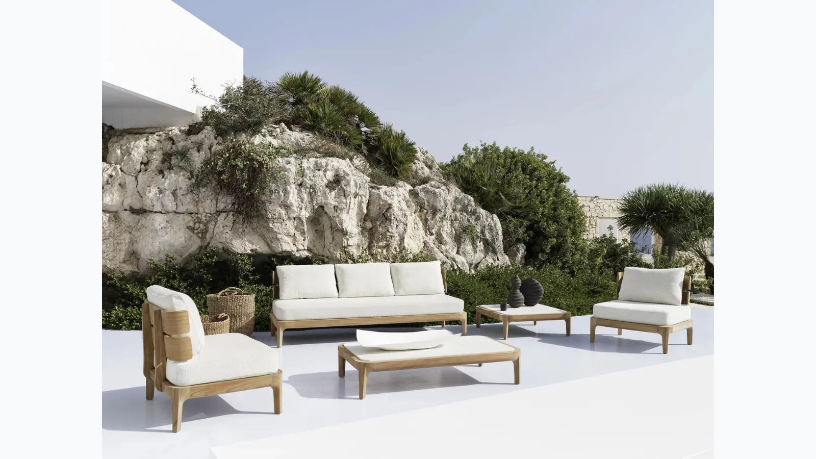 Gervasoni's Mediterranean outdoor furniture