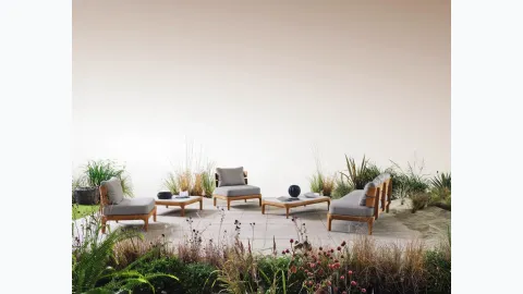Mediterranean outdoor furniture by Gervasoni.