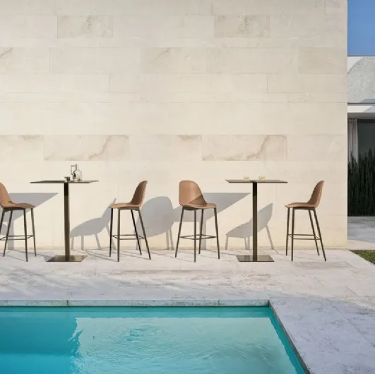 Mood Barstool Outdoor stool by Bontempi.