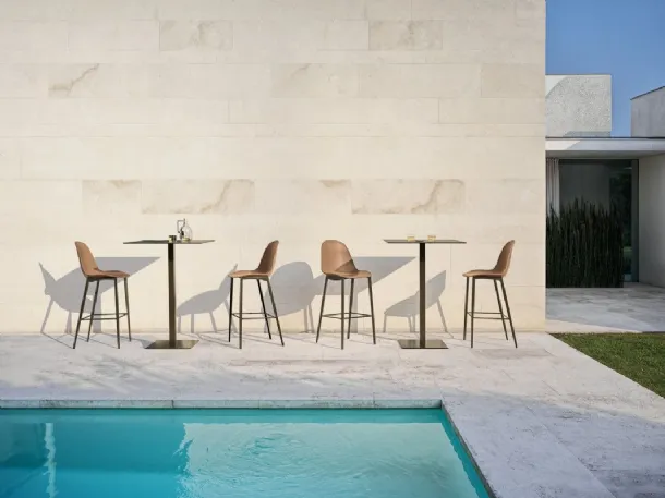 Mood Barstool Outdoor stool by Bontempi.
