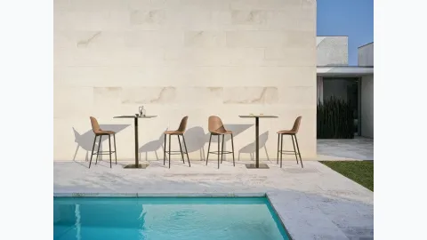 Mood Barstool Outdoor stool by Bontempi.