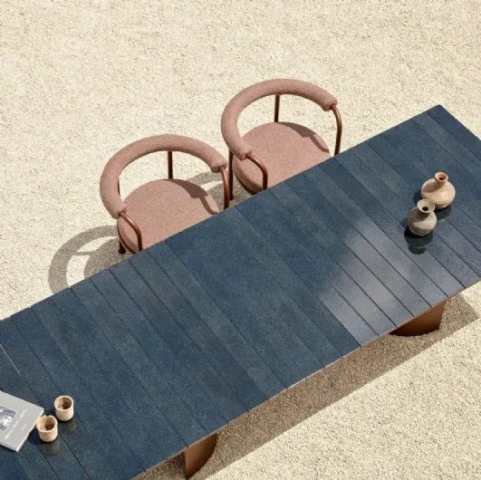 Lava Stone Naca Table by Fast.