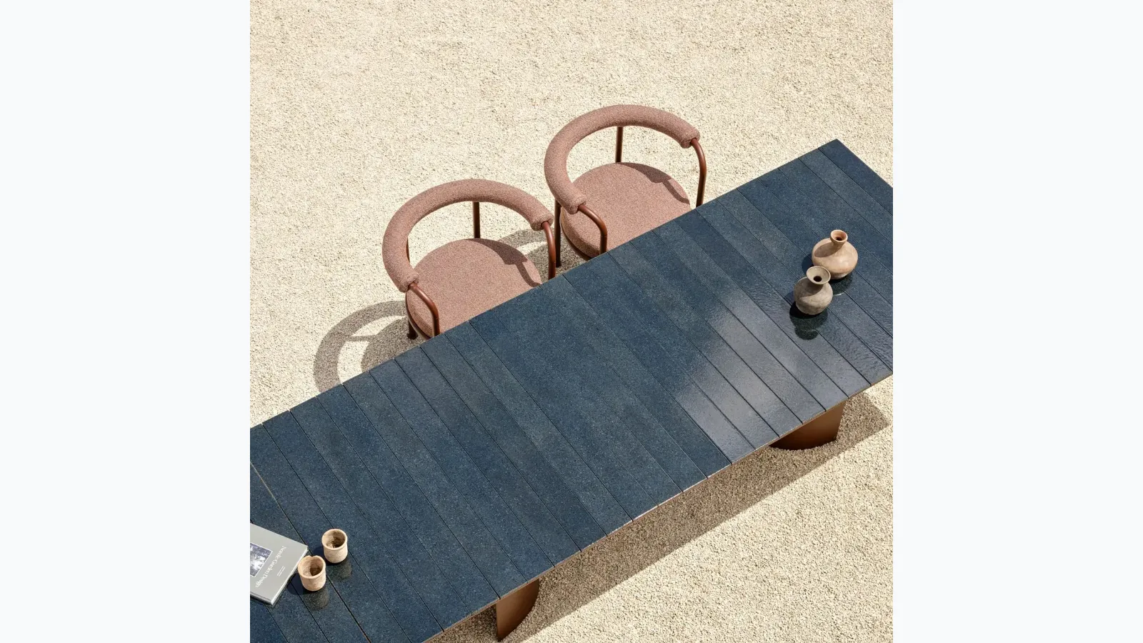 Lava Stone Naca Table by Fast.