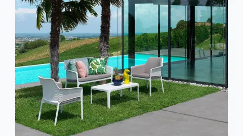 Garden furniture in polypropylene Net by Nardi.