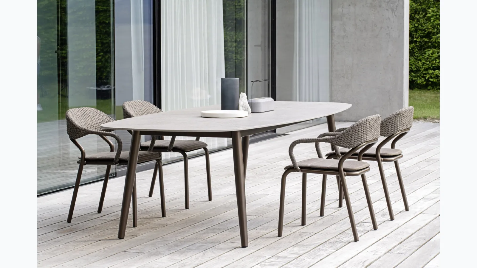 Noss armchair by Varaschin.