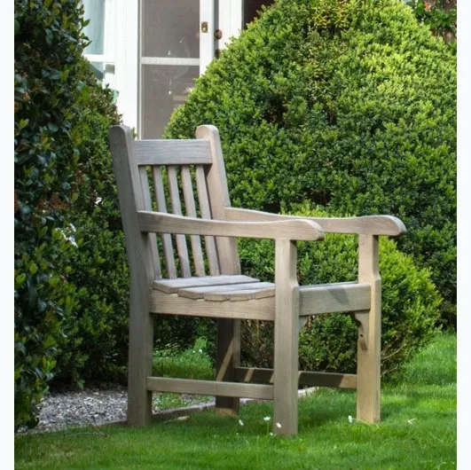 Notting Hill armchair in teak by Ethimo.