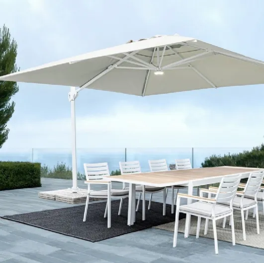 Sun umbrella with aluminum arm Eden by Bizzotto