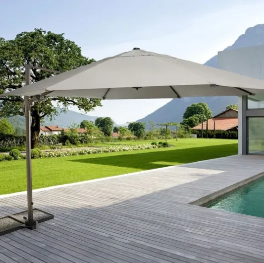Bizzotto's Orland umbrella with aluminum arm.