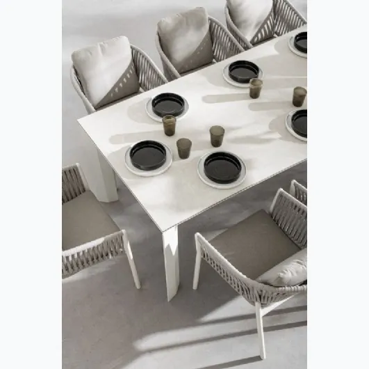 Otavio ceramic table by Bizzotto