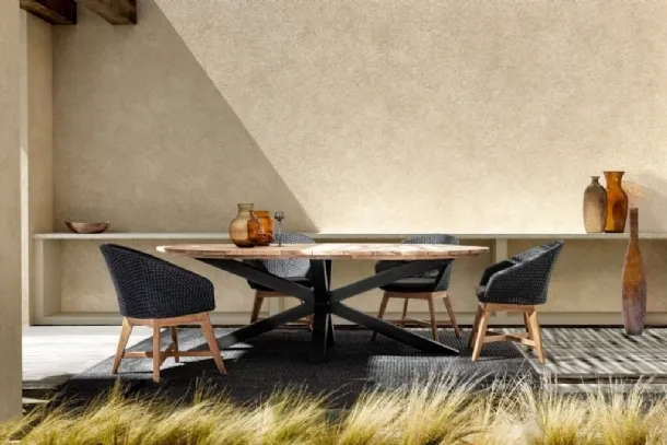 Palmdale Teak Table by Bizzotto