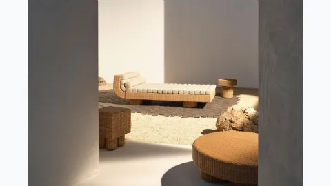 The Pantalica sun lounger by Molteni & C.