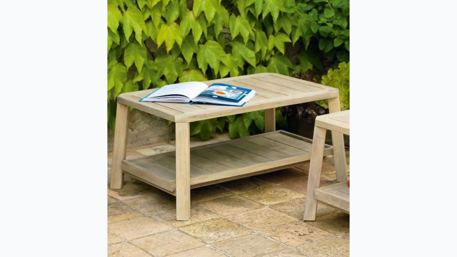 Petit Club teak coffee table by Ethimo.