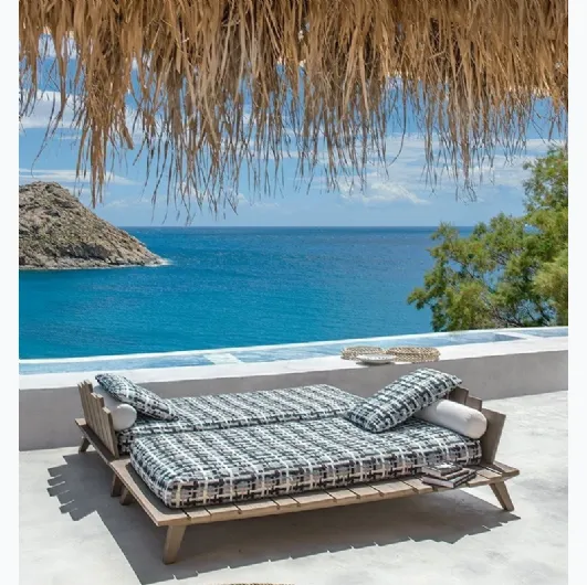 Rafael Teak Sunbed by Ethimo.