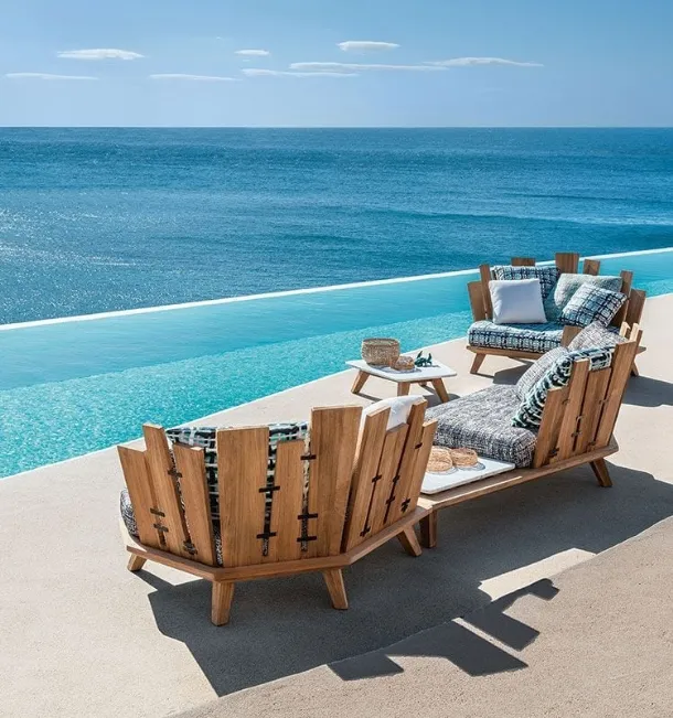 Teak armchair Rafael by Ethimo