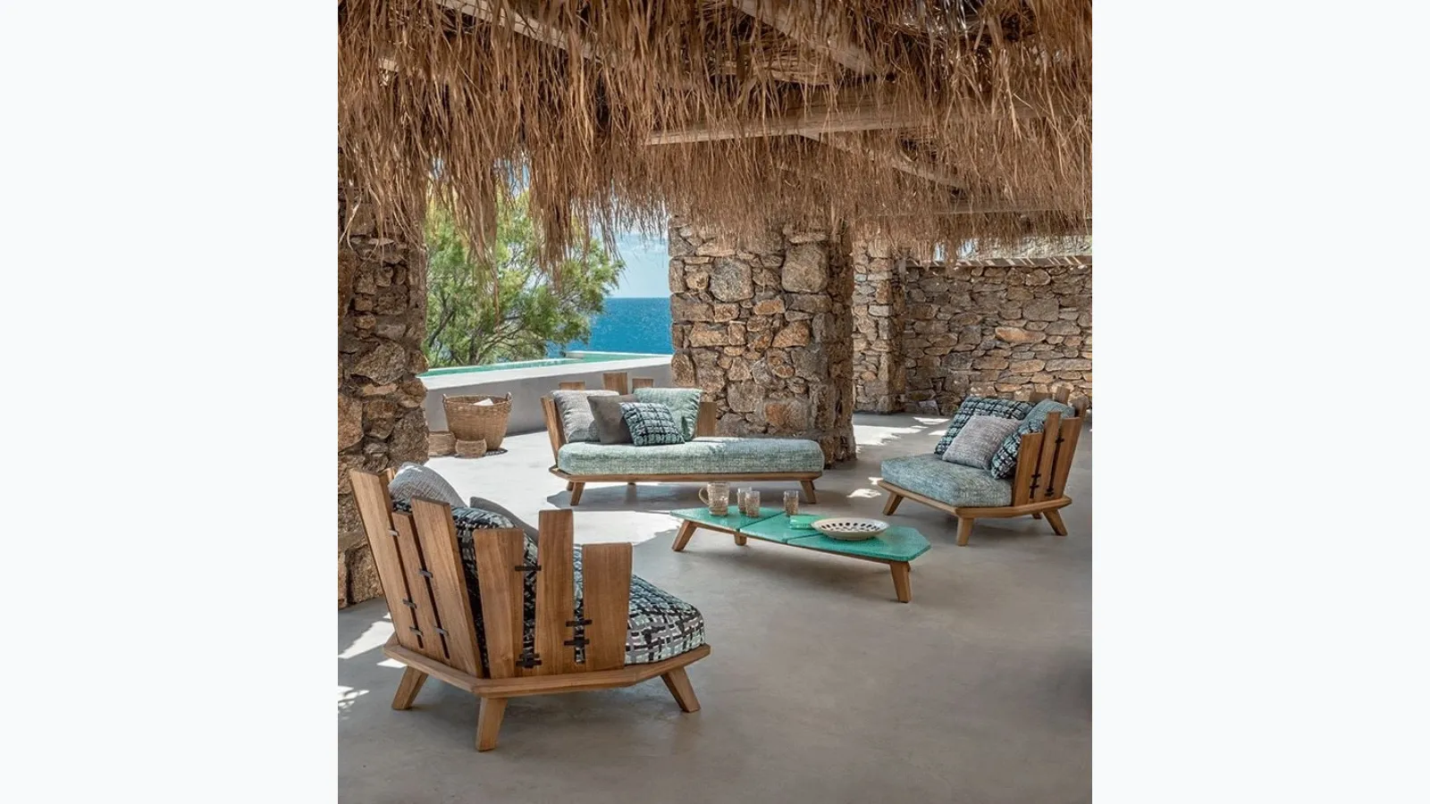 Teak armchair Rafael by Ethimo