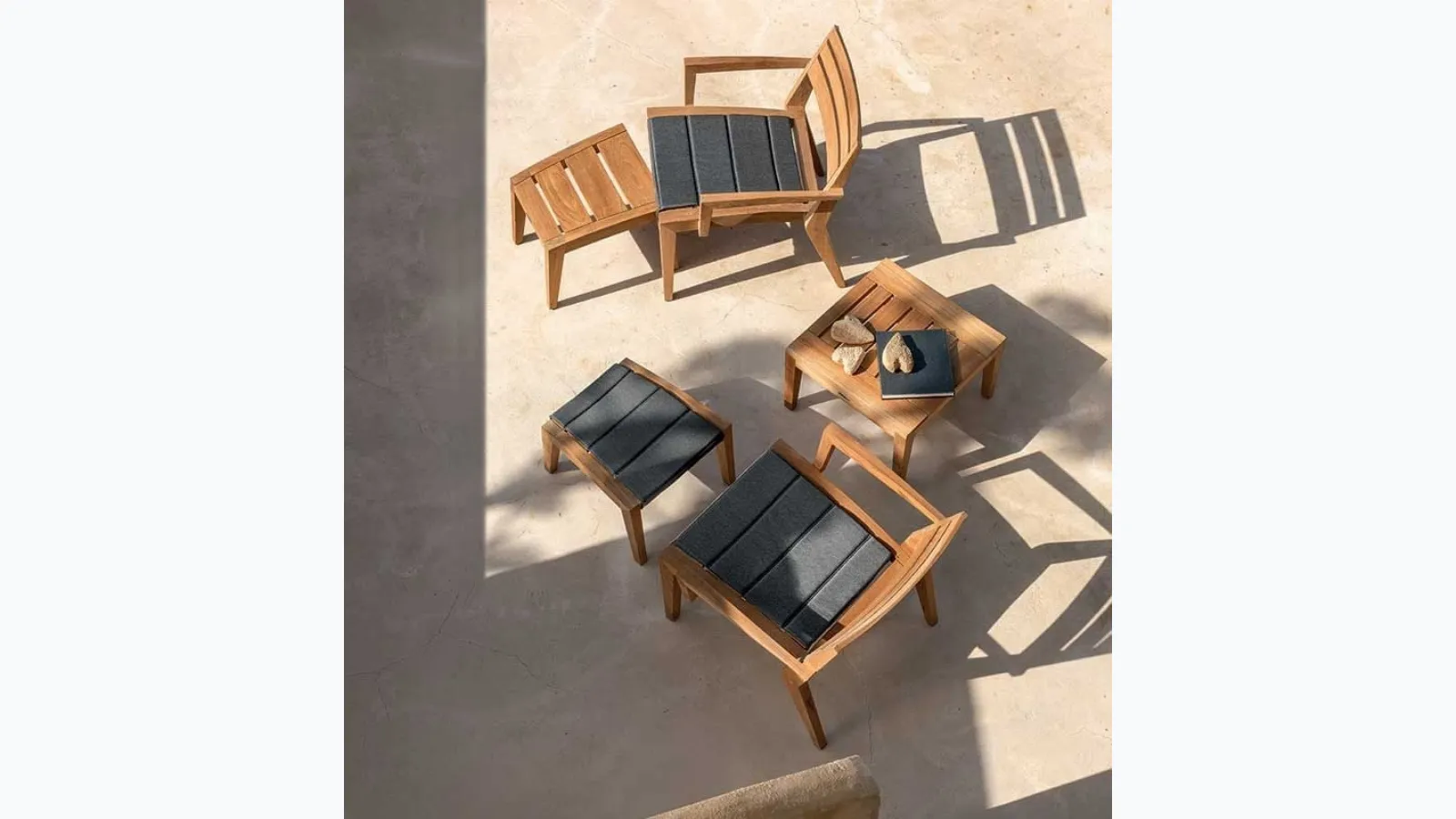 Teak Ribot armchair by Ethimo