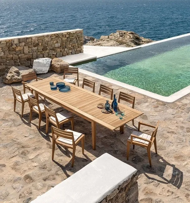 Extendable table Ribot by Ethimo