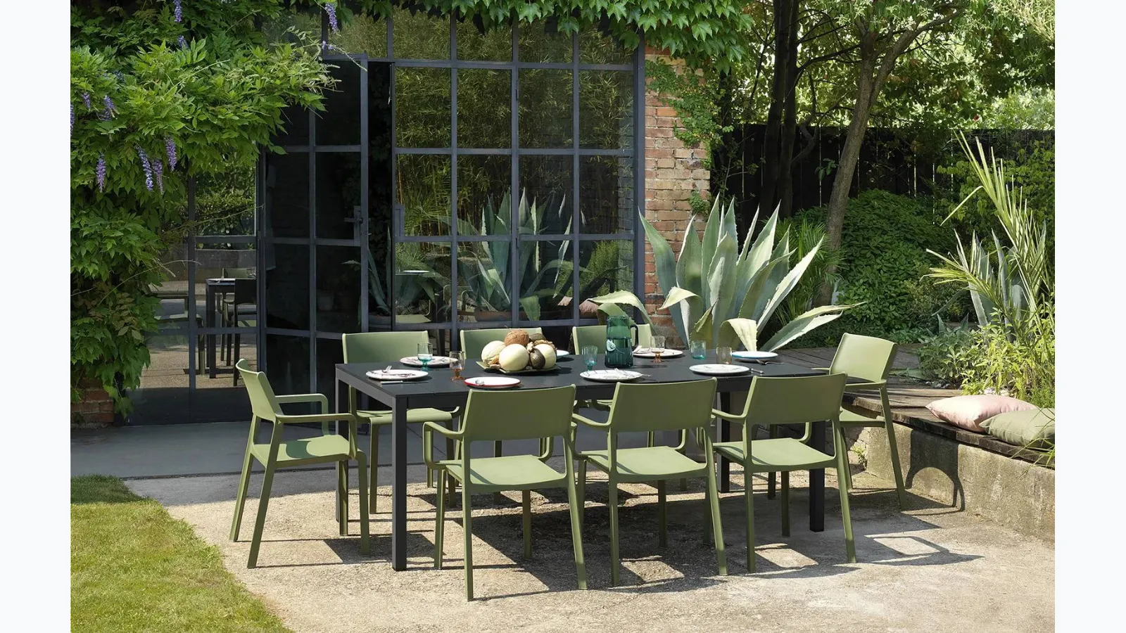 Outdoor table Rio Alu 210 Fix by Nardi