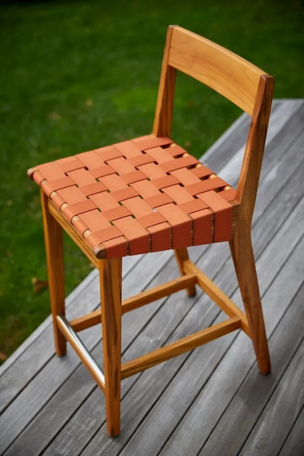 Risom Outdoor Barstool by Knoll.
