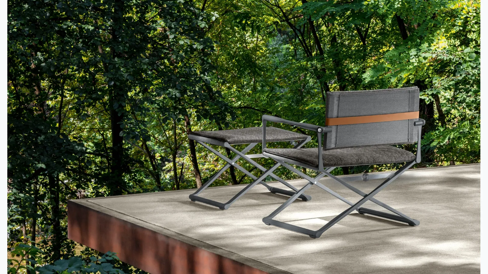Armchair and Ottoman Riviera by Talenti