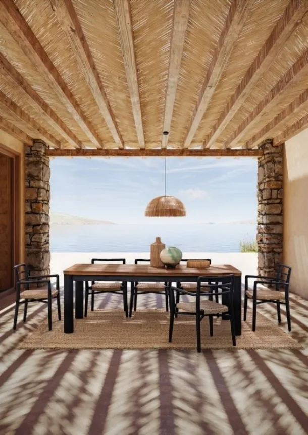 Roderick wooden table by Bizzotto.