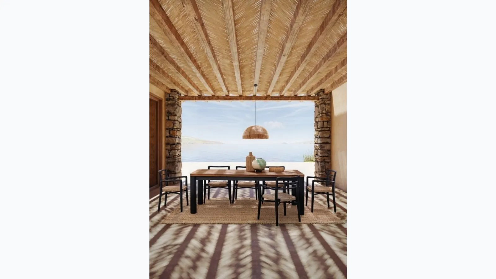 Roderick wooden table by Bizzotto.