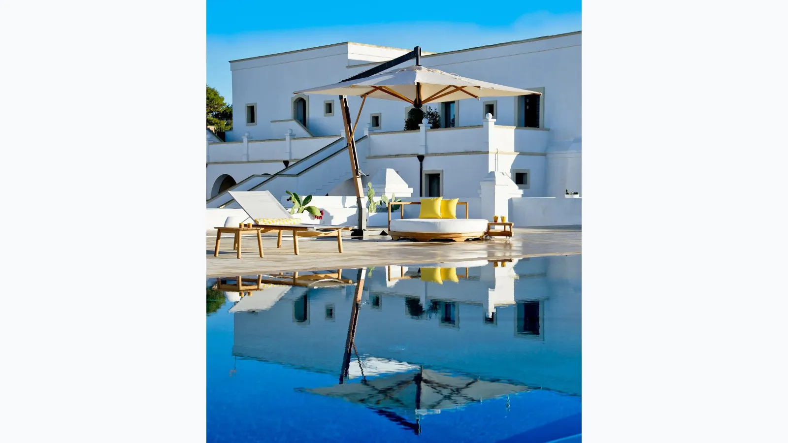 Square Salento parasol by Unopiu