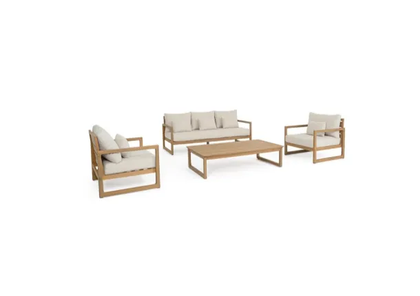 Acacia wood living room Adrian by Bizzotto