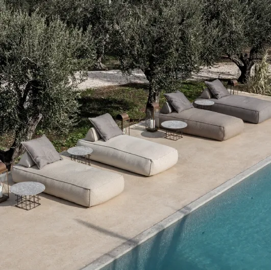 Sunbed Shape Outdoor by Flexteam.