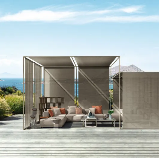 Talenti's fabric Gazebo Skyline.