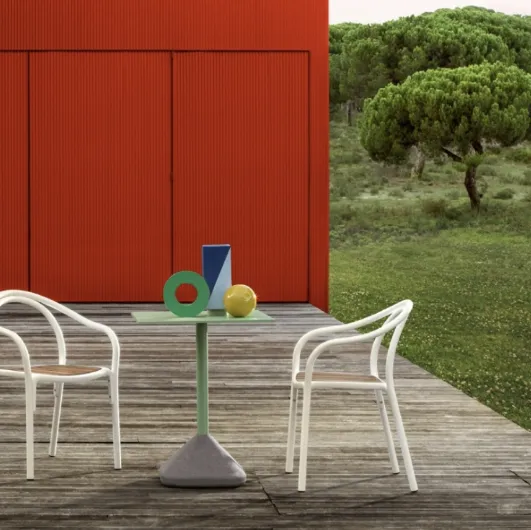Soul aluminum chair by Pedrali