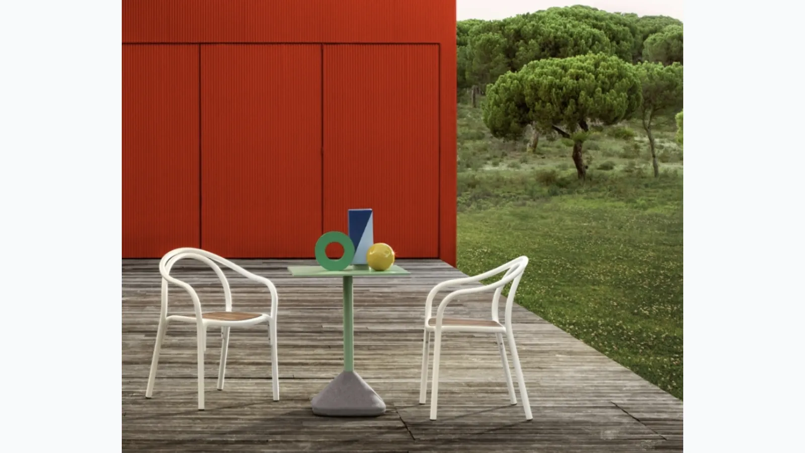 Soul aluminum chair by Pedrali