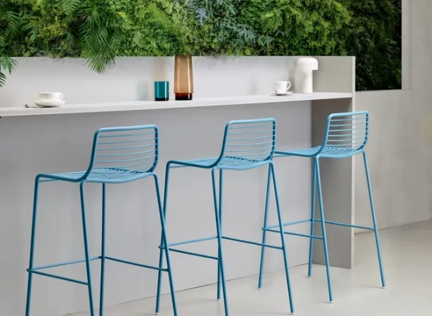 Summer metal stool by Scab Design