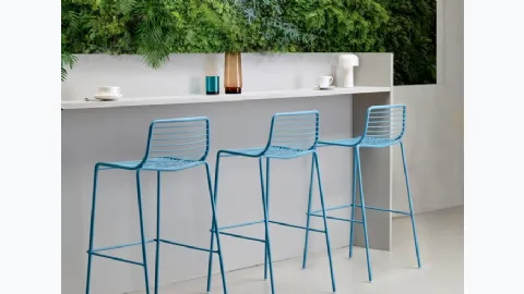 Summer metal stool by Scab Design