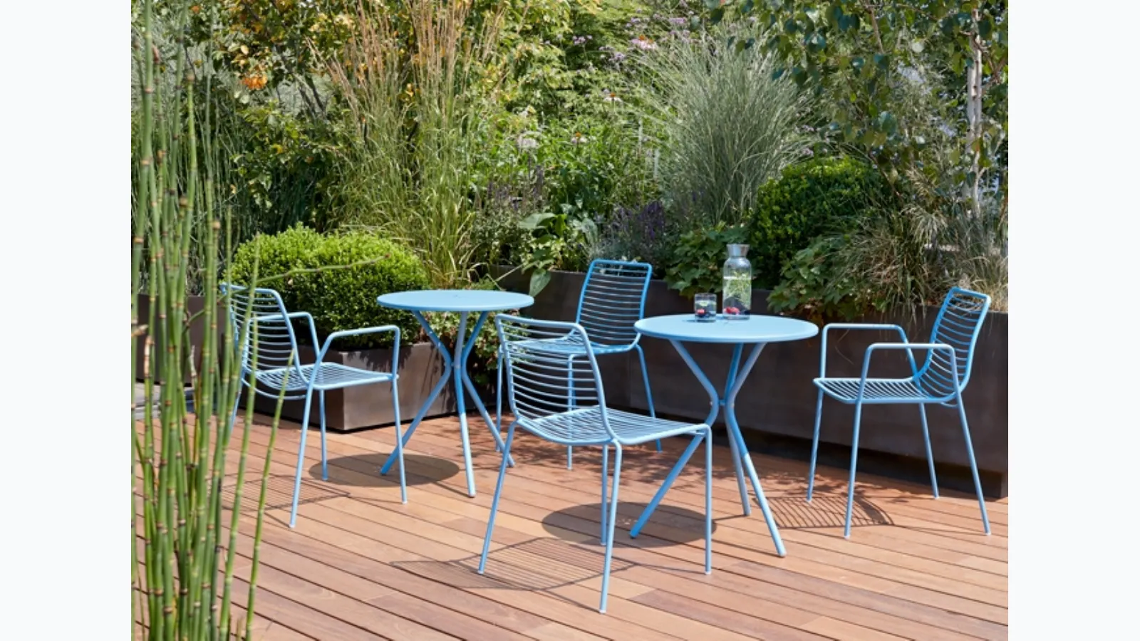 Summer garden table and chairs by Scab Design