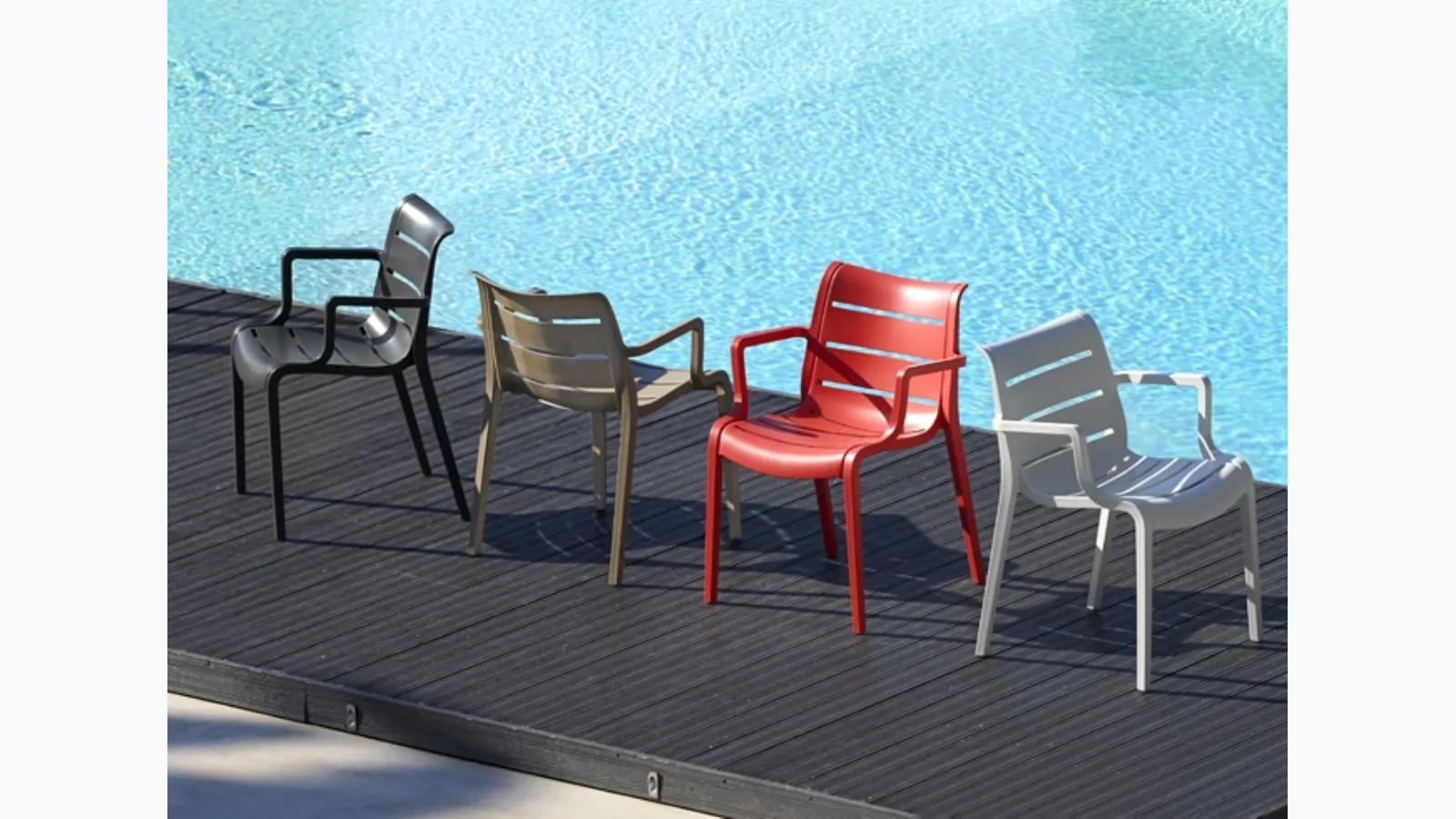 Sunset outdoor chair by Scab Design.
