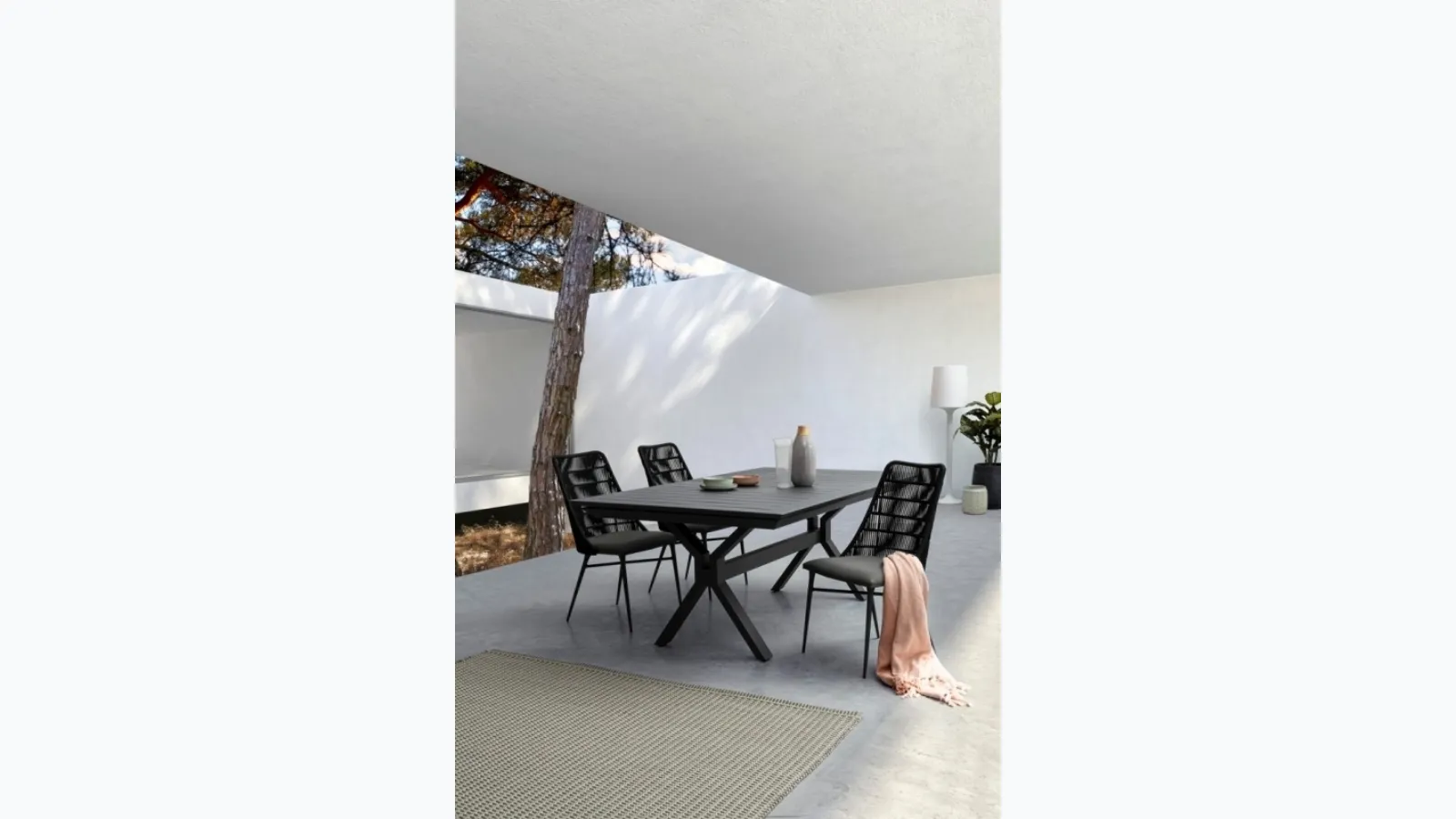 Chair in rope Tablita by Bizzotto