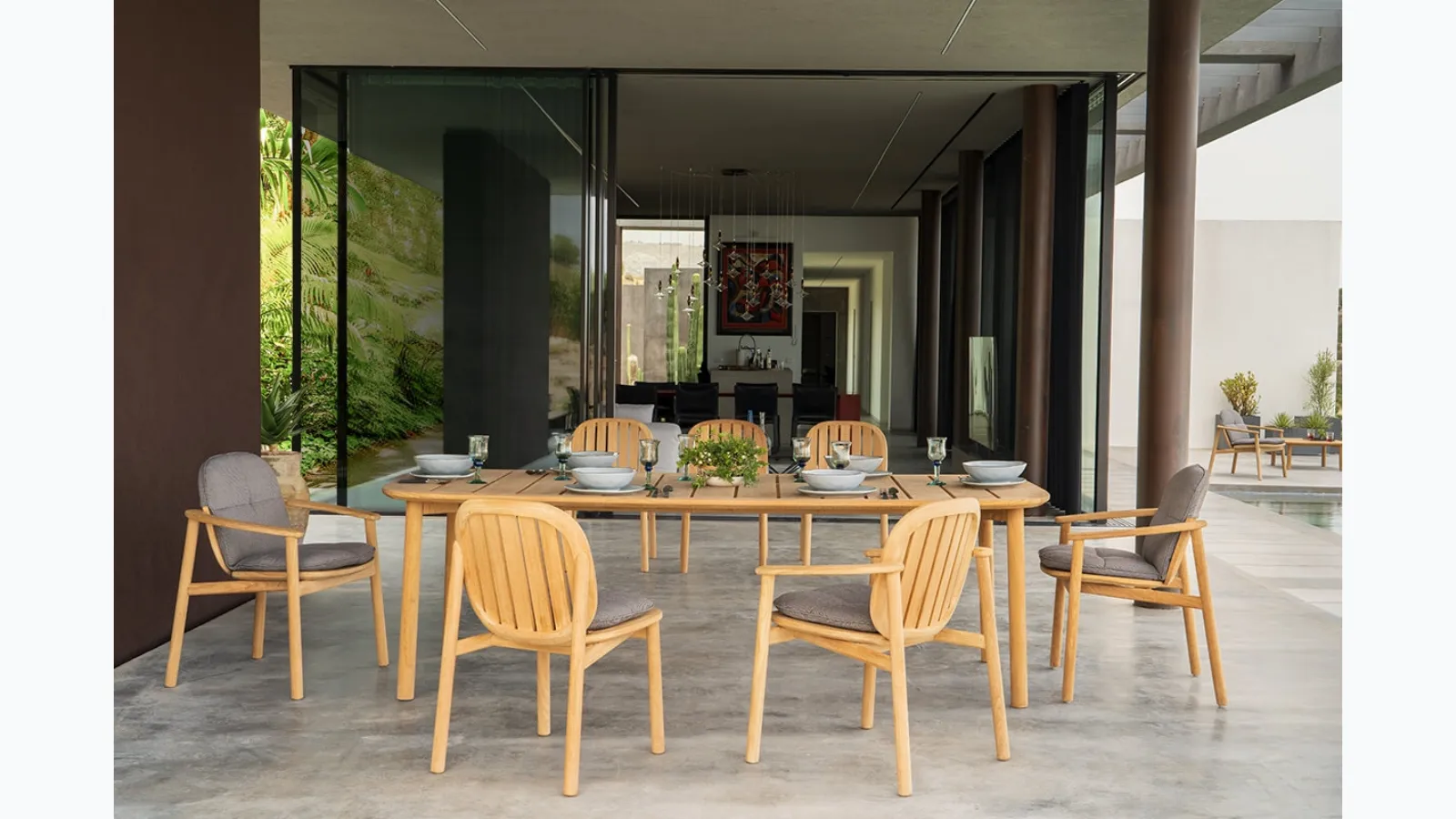 Table and chair Twins by Emu