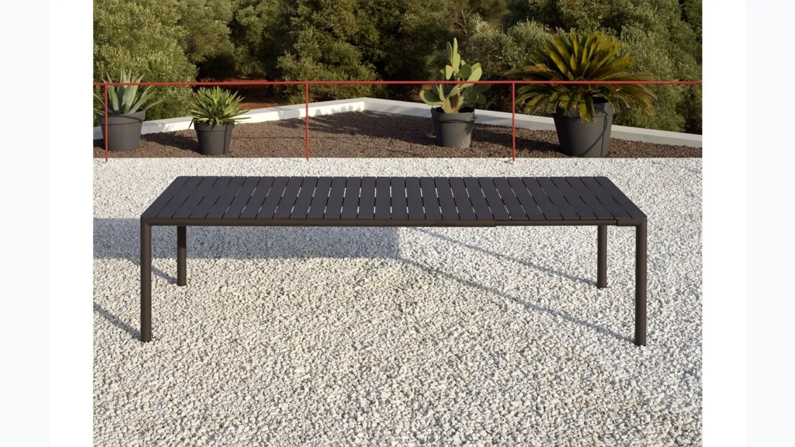 Extendable outdoor table Tevere 210 Extensible by Nardi