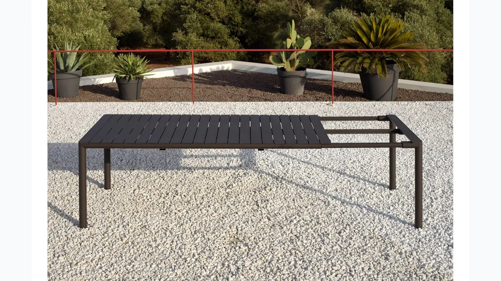 Extendable outdoor table Tevere 210 Extensible by Nardi.