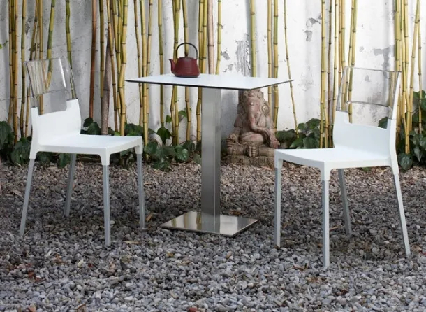 Tiffany coffee table with square column by Scab Design