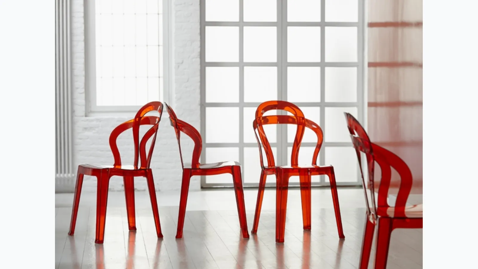 Stackable outdoor chair Titì by Scab Design