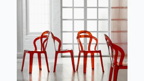 Stackable outdoor chair Titì by Scab Design