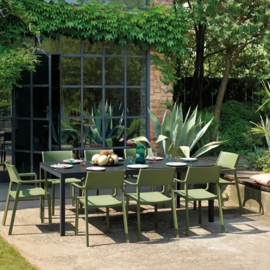 Stackable outdoor armchair Trill Armchair by Nardi