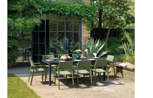 Stackable outdoor armchair Trill Armchair by Nardi