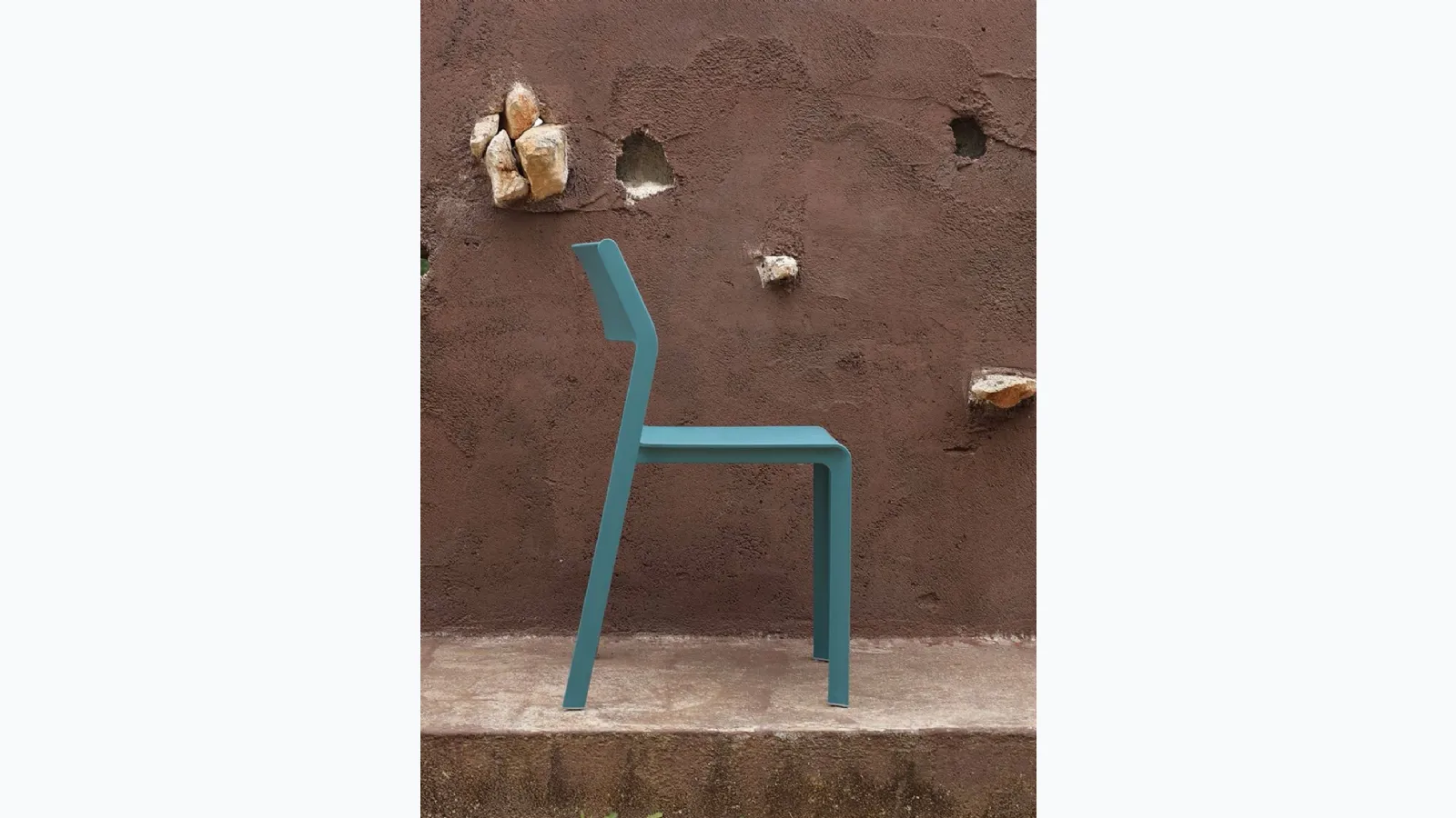 Stackable outdoor chair Trill Bistrot by Nardi