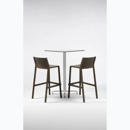 Outdoor polypropylene stool Trill Stool by Nardi.
